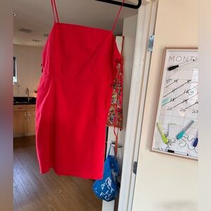 Stunning red Zara mini dress. New with tags